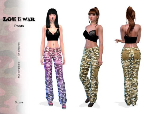 Love Is War Pants