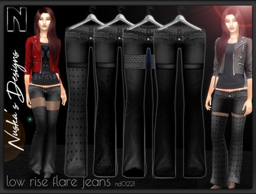 Low rise flare jeans nd2021