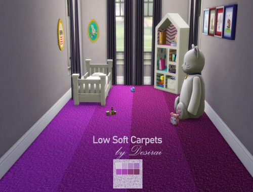 Low Soft Carpet - Purple