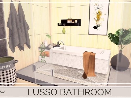 LUSSO BATHROOM at Dinha Gamer