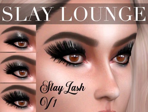 Luxury Eyeliner Slaylash lashes V1