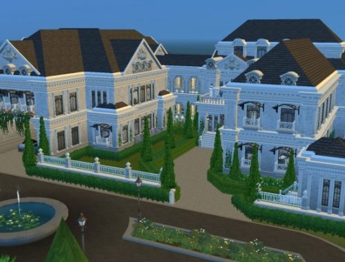 Luxury Hollywood Mansion by catdenny at Mod The Sims