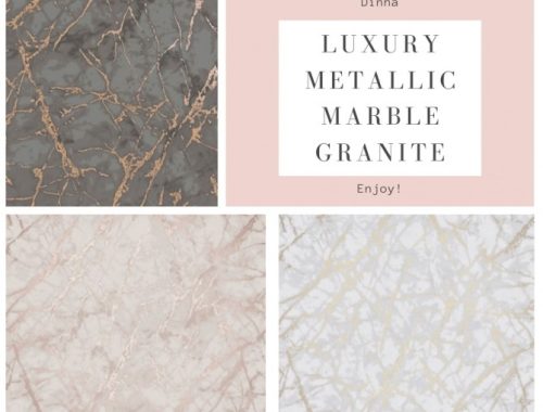 Luxury Metallic Marble Granite Floor at Dinha Gamer