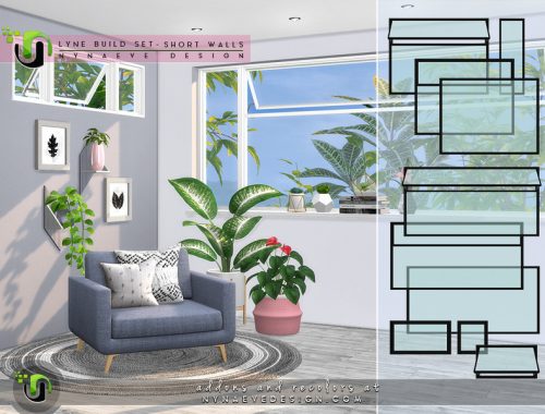 Lyne Build Set V - Half and Quarter Windows