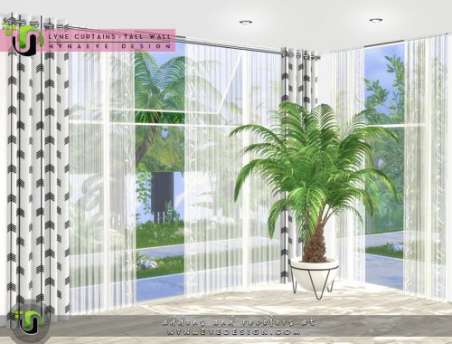 Lyne Curtains III - Tall Walls