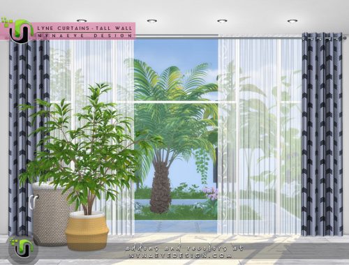 Lyne Curtains III - Tall Walls