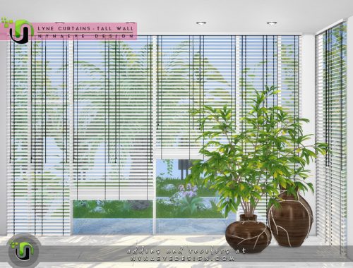 Lyne Curtains III - Tall Walls