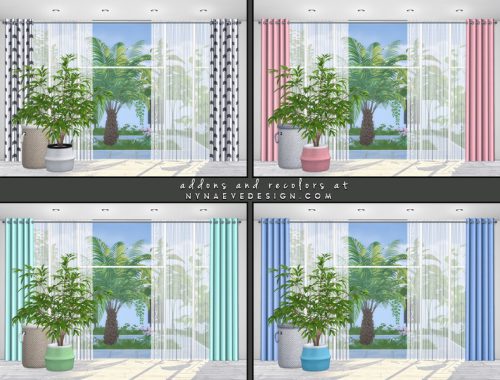 Lyne Curtains III - Tall Walls
