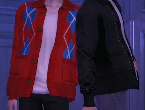 M Autumn cardigan at Bedisfull – iridescent