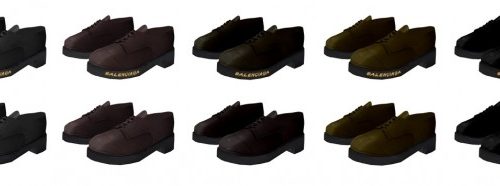 M derby shoes at Bedisfull – iridescent