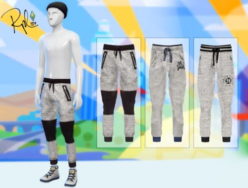 M Gray pants collection