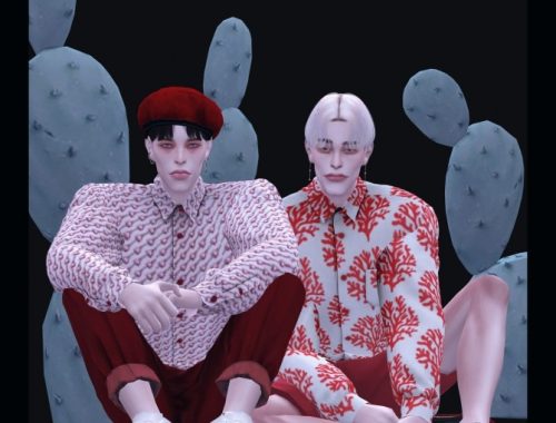 M unbalance pocket shirts at Bedisfull – iridescent