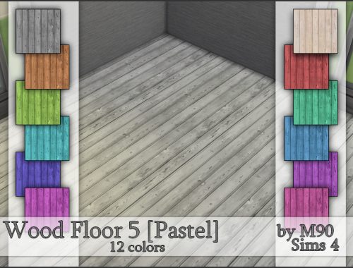 M90 Wood Floor 5 [Pastel]