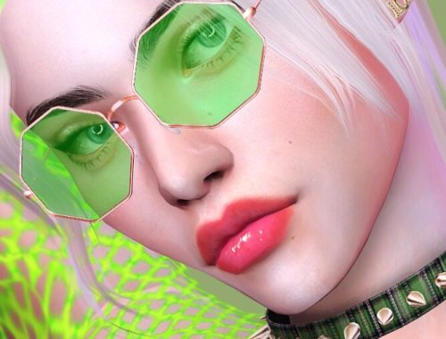 MACHINE Octangular Glasses at Praline Sims