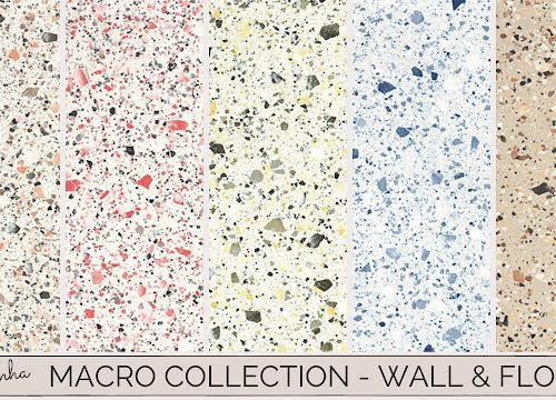 Macro Collection: Wall & Floor 11 Swatches at Dinha Gamer