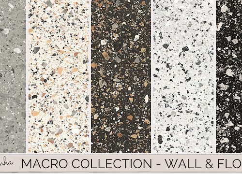 Macro Collection: Wall & Floor 11 Swatches at Dinha Gamer