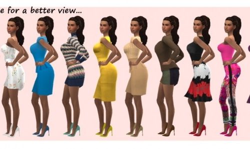 MADLEN’S BARI SHOES RECOLORS at Sims4Sue
