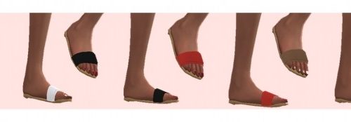 MADLEN’S DANTEL SLIPPERS RECOLOUR at Sims4Sue
