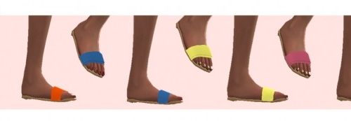MADLEN’S DANTEL SLIPPERS RECOLOUR at Sims4Sue