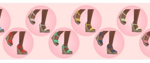 MADLEN’S PASCALINE SHOES RECOLOUR at Sims4Sue