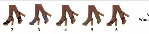 MADLEN’S REGINA SHOE RECOLOURS V2 at Sims4Sue