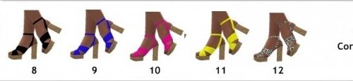 MADLEN’S REGINA SHOE RECOLOURS V2 at Sims4Sue