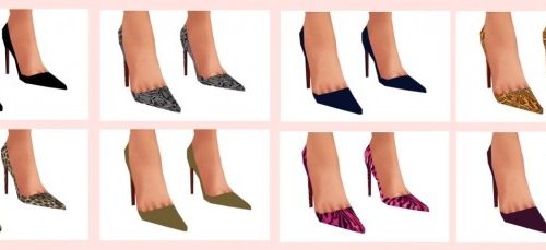 MADLEN’S SERPENTINA SHOES RECOLOUR at Sims4Sue