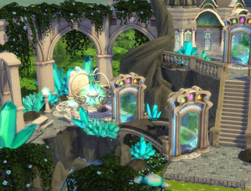 Magical Flying Castle