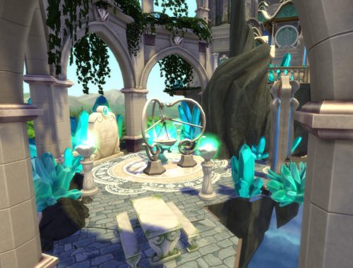 Magical Flying Castle