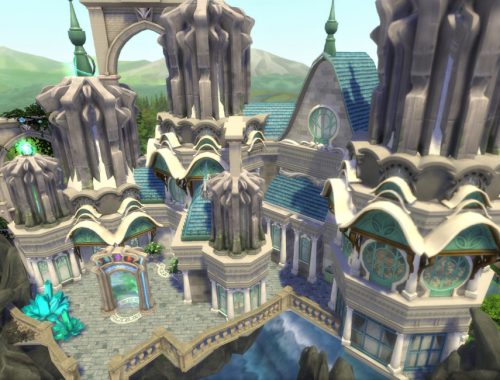 Magical Flying Castle