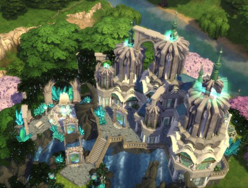 Magical Flying Castle