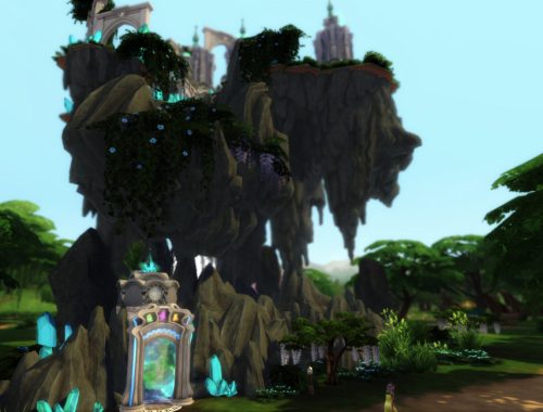 Magical Flying Castle