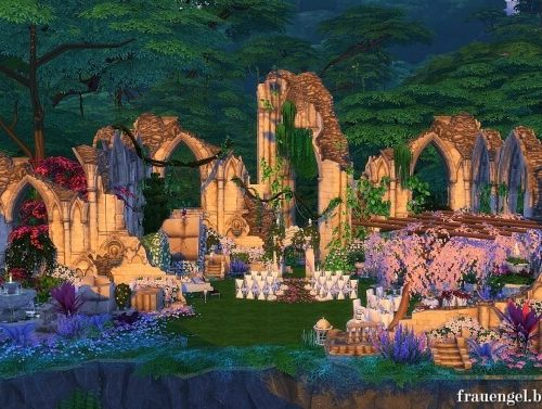 Magical Ruins wedding venue at Frau Engel