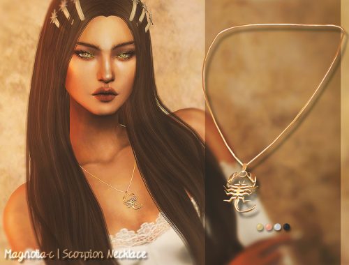 Magnolia-C - Scorpion Necklace