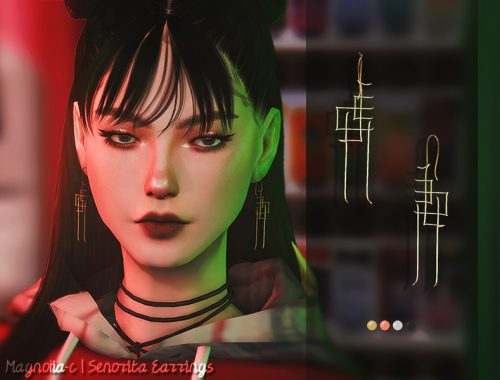 Magnolia-C - Senorita Earrings