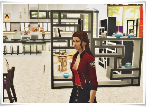 Maja HalfUp Knot hair at Birksches Sims Blog