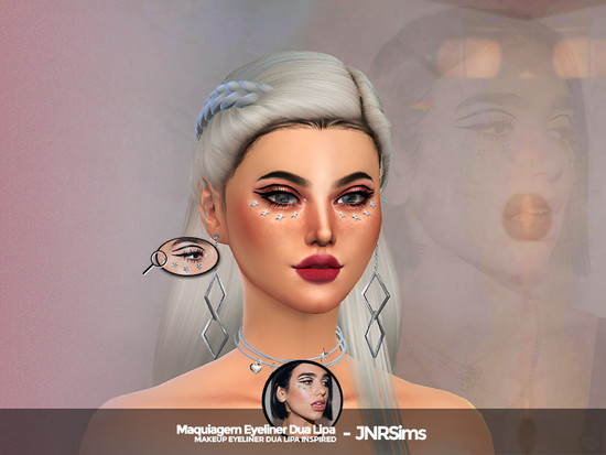 Makeup Eyeliner Dua Lipa - The Sims 4 Catalog