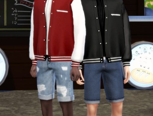 Male bomber jacket & hood at Chaessi