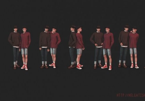 Male poses 03 | Pose Pack & CAS at Helga Tisha - The Sims 4 Catalog