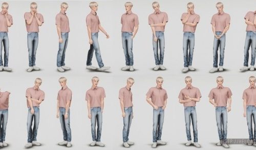 Male poses 04 at Helga Tisha