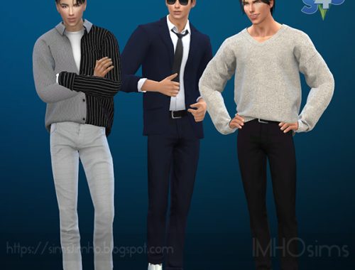 Male Poses #17 at IMHO Sims 4
