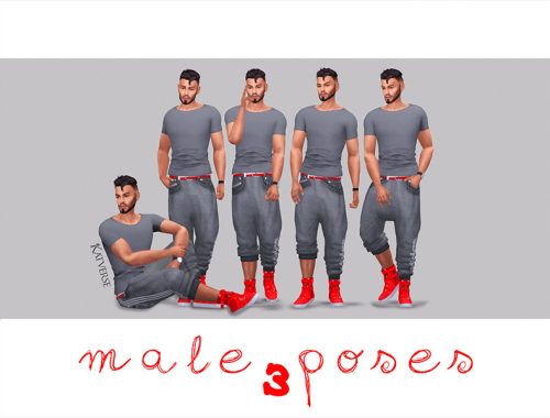 Male Poses set 3