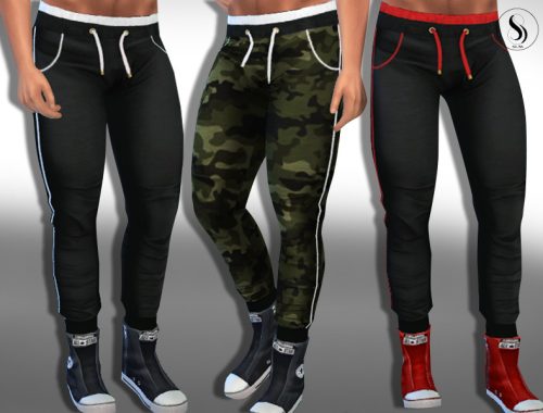 Male Sims Track Pants
