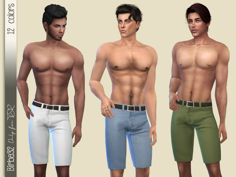 Man Summer Shorts - The Sims 4 Catalog