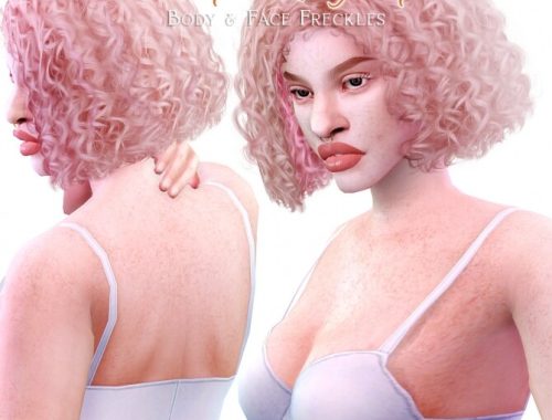 MAPLE SYRUP Body & Face Freckles at Praline Sims