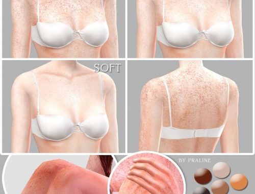MAPLE SYRUP Body & Face Freckles at Praline Sims