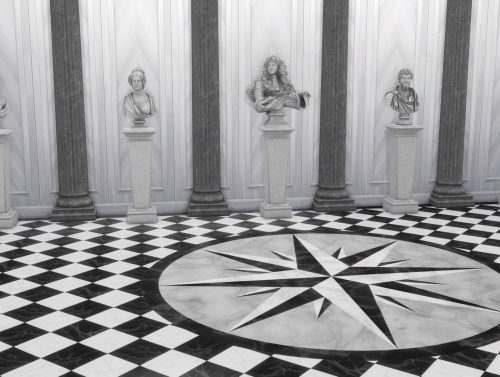 Marble Compass Rose by TheJim07 at Mod The Sims
