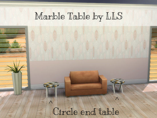 Marble Table by LLS - The Sims 4 Catalog