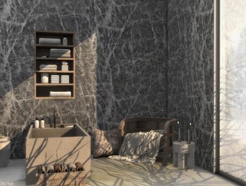 Marble Wall Set at Simspiration Builds