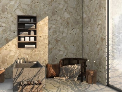 Marble Wall Set at Simspiration Builds
